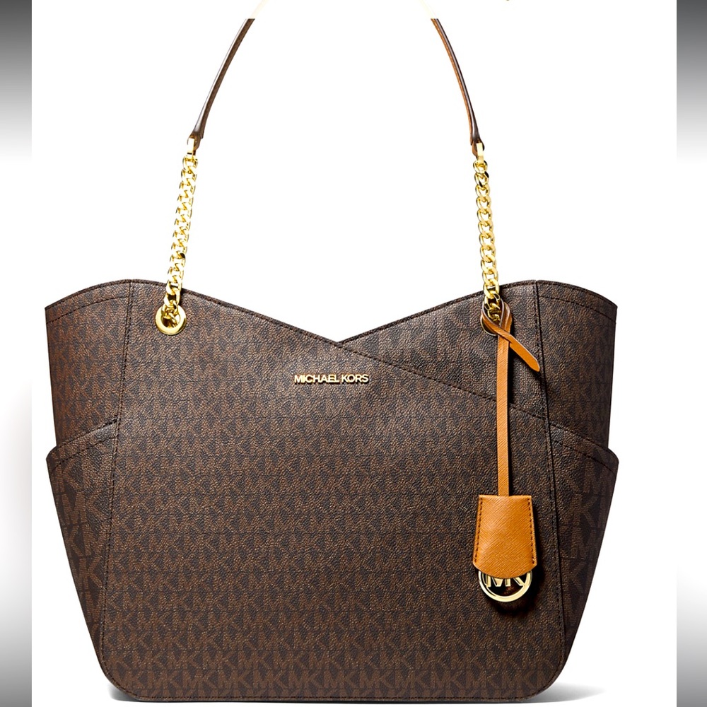 Jet Set Large Saffiano Leather Tote Bag